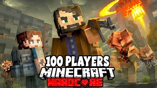 100 Players Simulate a ZOMBIE OUTBREAK in Minecraft