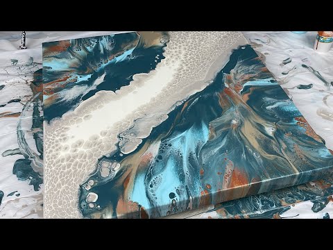 Pearl Cell & Dutch Pour Combo FAE RAFFLE GIVEAWAY Painting | FLUID ART EXPERIENCE INSTRUCTOR COLLAB