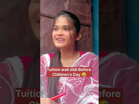 Tuition Wali Didi Before Children's Day 😅 | Laugh with Honey| #shorts #childrensday  #comedy  #viral