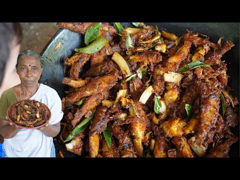 Kerala Style Anchovy Fish Curry | Netholi Mulaku Fry