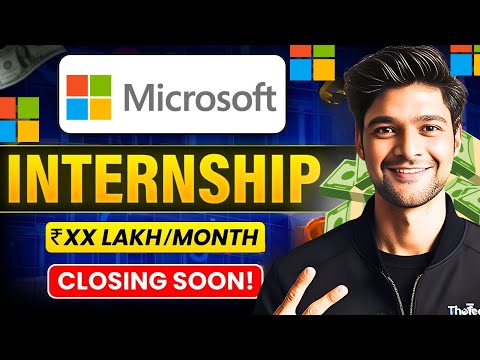 Microsoft Summer Internship for College Students | Paid Internship | Latest Jobs | @thisisvidhey274