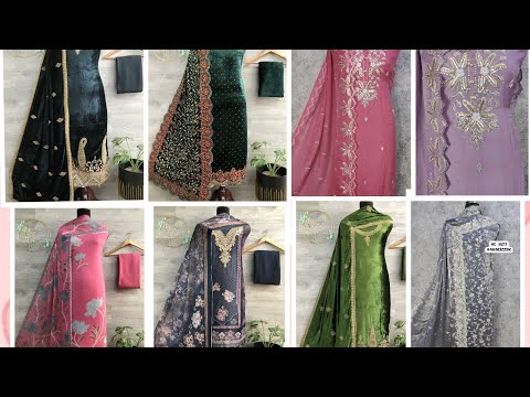 Stunning Wedding Suits | Designer Party wear Suits | Heavy Embroidery suits | Party Velvet Suits‎