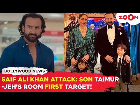 Saif-Kareena's son Taimur-Jeh’s room FIRST Target in Robbery; actor BRAVELY protected Family!