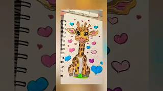 Giraffe#art #giraffe#art #drawing #painting #sketch