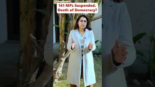 141 MPs Suspended – Is this the Death of Democracy?  #upsc #prelims #india #parliament