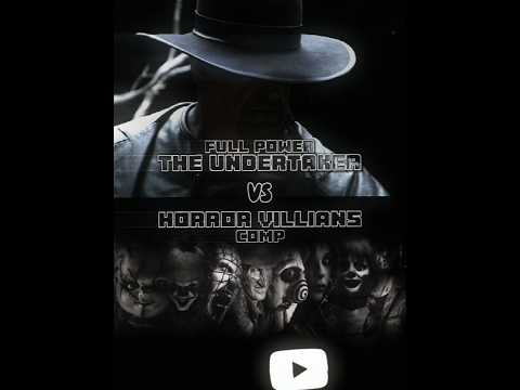 The Undertaker #vs Horror Villians #edit #shorts