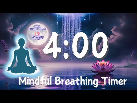 4 Minute meditation timer, breathing exercises