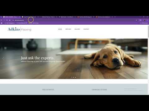 Website Analysis Video for Adkins Floors