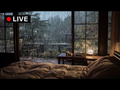 🔴SOFT RAIN Sound for Sleeping and Relaxation, Meditation