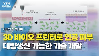 3D 바이오 프린터로 인공 피부 대량생산 가능한 기술 개발 / YTN 사이언스