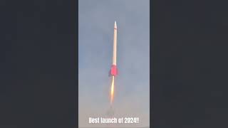 Best rocket launch of 2024!!! #modelrockets #rocketlaunch #space