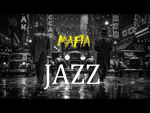 Rainy London  🎷Swing Jazz & Mafia Mystery 🕴️ Relive the 1930s with Smooth Jazz in a Dark Cityscape