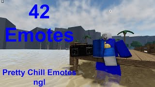 All 42 All Emotes In The Strongest Battlegrounds | Roblox