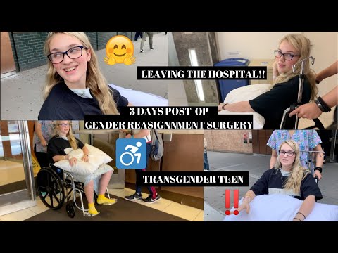 3 Days Post-Op Gender Reassignment Surgery Vlog | LEAVING THE HOSPITAL‼️ | Transgender Teen | 💖💙💖