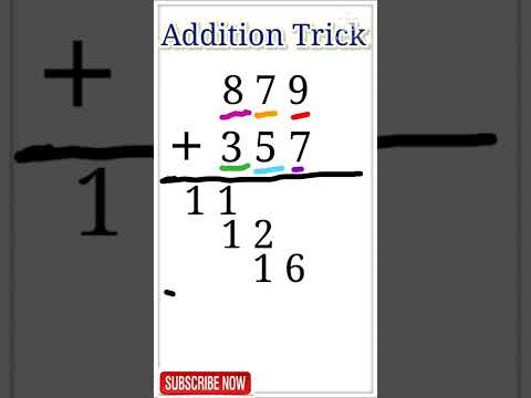 Addition Trick in vedic maths | addition tricks in vedic maths in hindi | Fast Learn