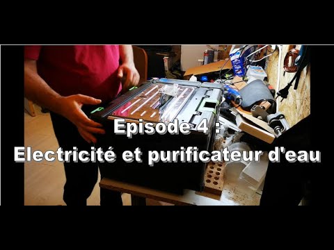 Relooking du camping car partie 4  Electricité et pose du purificateur d'eau berkey