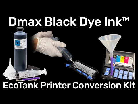 Dmax Black Dye Ink™ EcoTank Conversion Kit – Freehand Graphics™