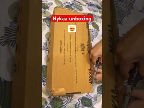 Nykaa products huge parcel #shorts #youtubeshorts #nykaa #nykaahaul #makeup #skincare #shopping