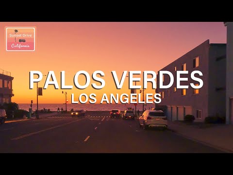 Relaxing Sunset Drive Palos Verdes to Redondo Beach Los Angeles California | South Bay