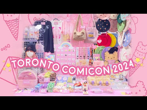 ☆ Let's Vend! Glitter Bones at Toronto Comicon 2024 ☆ Behind the scenes, prep, and convention vlog