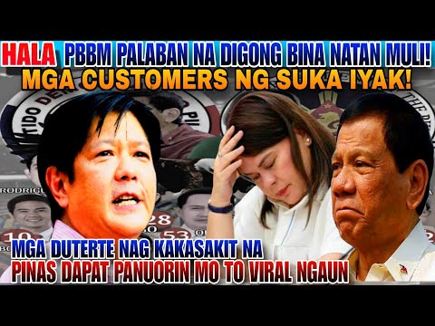 HALA PBBM MULING BINANATAN SI DUTERTE AT ANG MGA CUSTOMER NG SUKA IYAK NAMAN SILA NGAUN