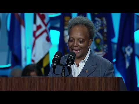 Mayor Lori Lightfoot at the 2022 Convention