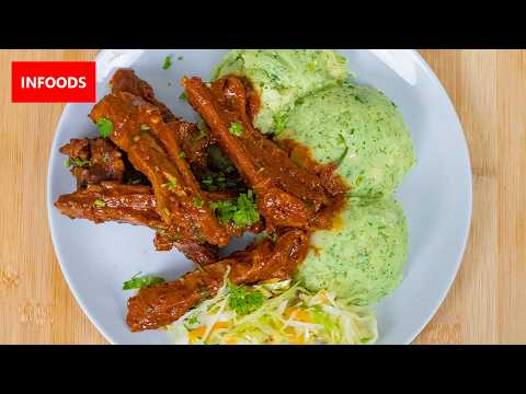 Goat Ribs Recipe | Goat Ribs Cooked with Kenyan Mukimo | Mukimo Recipe |  Infoods