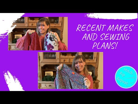 Friday Sews -Recent sewing and planned makes