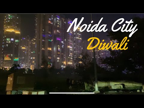 Diwali 🪔 in Noida city sector 62/63/64 (how noida city decore in Diwali)