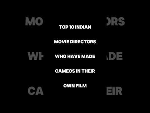 Top 10 Indian Movie Directors Who Have Made Cameos In Their Own Film😨🤯#shorts #actor