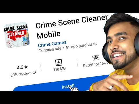 I FOUND CRIME SCENE CLEANER ON PLAYSTORE