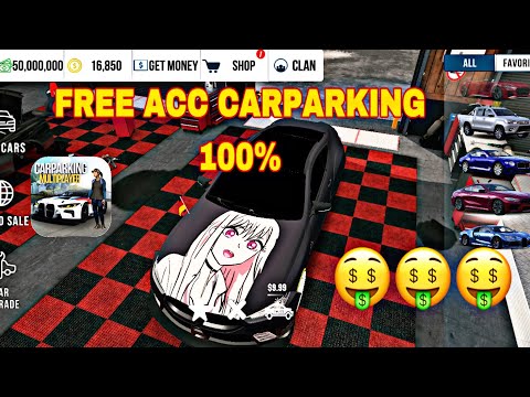 Free account . 🤑in car parking multiplayer🤑