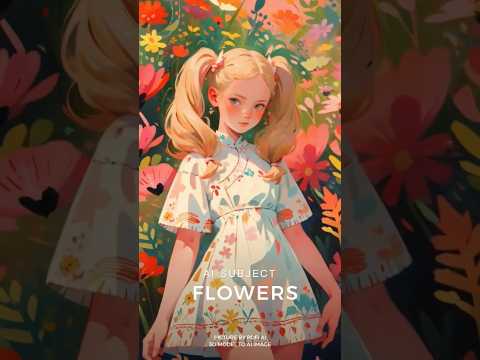 AI Subject "Flowers" in Pofi AI