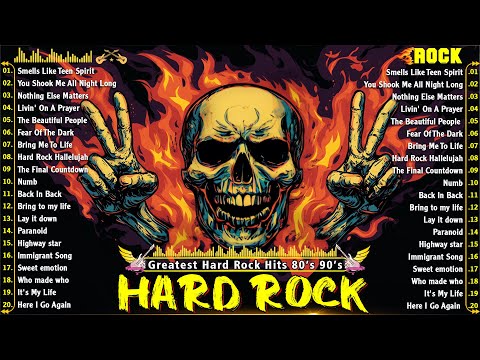 Top 100 Classic Hard Rock Songs Of All Time 🎸🔥 Bon Jovi, Nirvana, Metallica, Guns N' Roses, ACDC