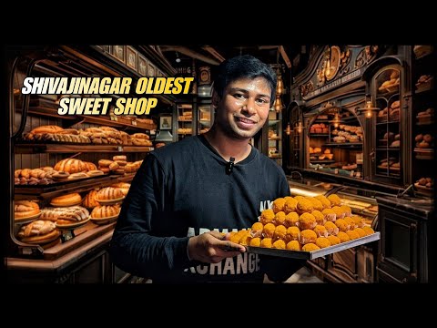 The oldest sweet shop of Shivajinagar all sweets for very reasonable prices full detail video