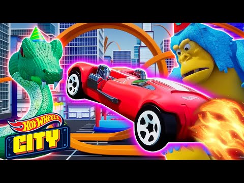 Draven Unleashes a Birthday Surprise onto Hot Wheels City! 😲 🎂 + More Hot Wheels City Adventures!