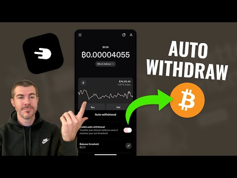 How to Auto Withdraw Bitcoin on Strike App