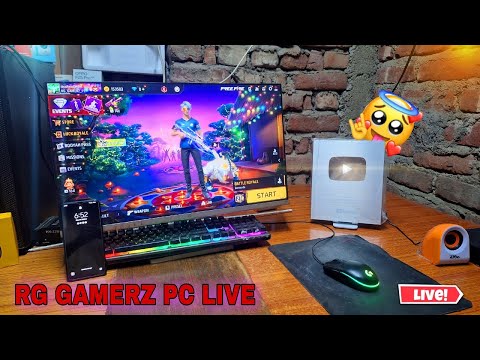 RG GAMERZ PC Live 👍Jaldi se Aa Jao Guys Live Aa Gaya Hu🔥 GARENA FREE FIRE 💖 #freefire #fflive