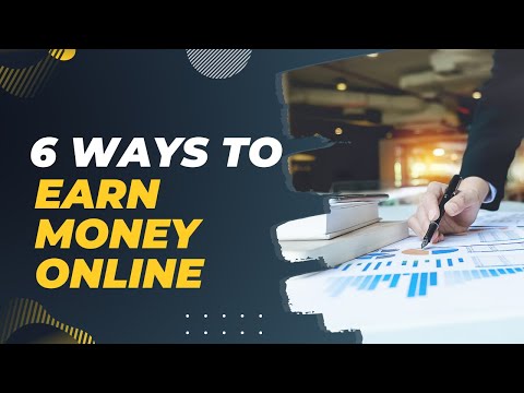 6 Ways To Earn Money Online - #shorts #earnmoneyonline #neverbrokeagain #financialsuccess