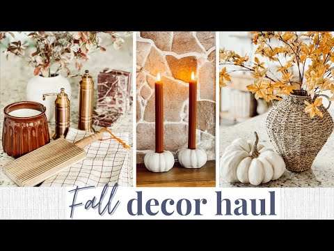 FALL DECOR HAUL 2024 | Fall Decorating Ideas | Target & Hobby Lobby Fall