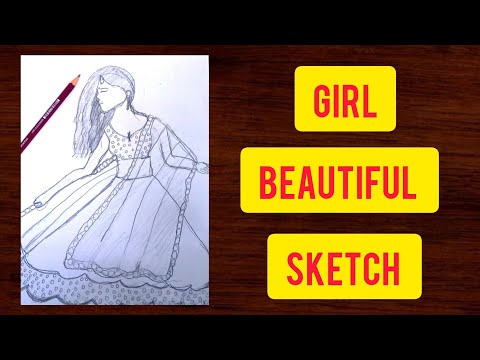 Sketch of beautiful girl in 2 mins💫 ll AR_legend.