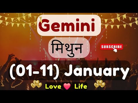 मिथुन राशि साप्ताहिक राशिफल।Gemini।Weekly Love Tarot Reading (01-11)January 2025। Hindi❤#love #viral