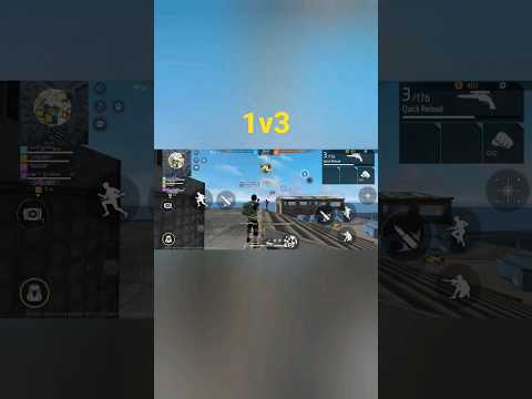 how to clutch 1v3 in free fire #shorts #youtubetrending #gaming #viral #freefiremax #shortsviral