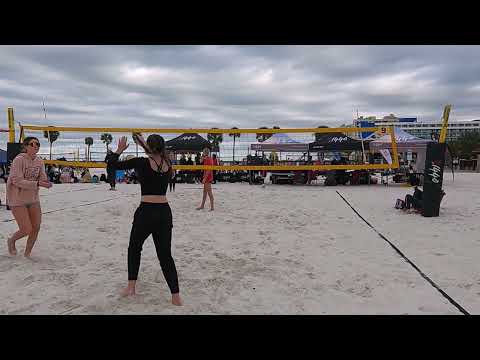 p1440 Futures Tour: Clearwater FL, Jan 28-29 - Round 1 - Bolyard/Miller vs Genest/Schrock - Set 1