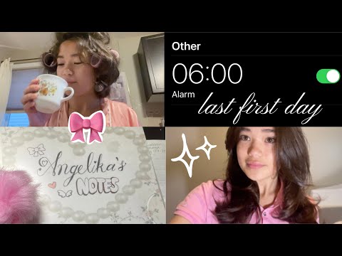 ♡ GRWM & prep with me: first day of school (12th grade)