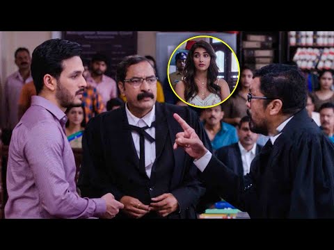 Akhil Akkineni, Pooja Hegde & Posani Krishna Murali Ultimate Court Comedy Scene || Kotha Cinema