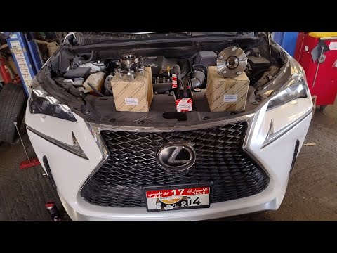 lexus nx200t 2017 f sport front hub bearing replacement step by step