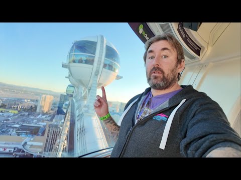 A Sunday In Las Vegas At Top Of Strat - Punk Rock Museum / High Roller Ferris Wheel & Cheap Hot Dogs