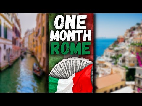 How much it cost to live in Rome for 1 Month