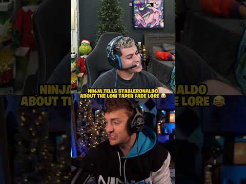 Ninja LEAKS Low Taper Fade LORE! 😂